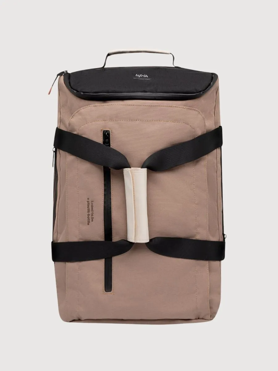 Backpack Wanderer Skog Block In Recycled Polyester | Lefrik