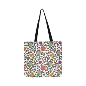 Berry Pop White Reusable Shopping Bag