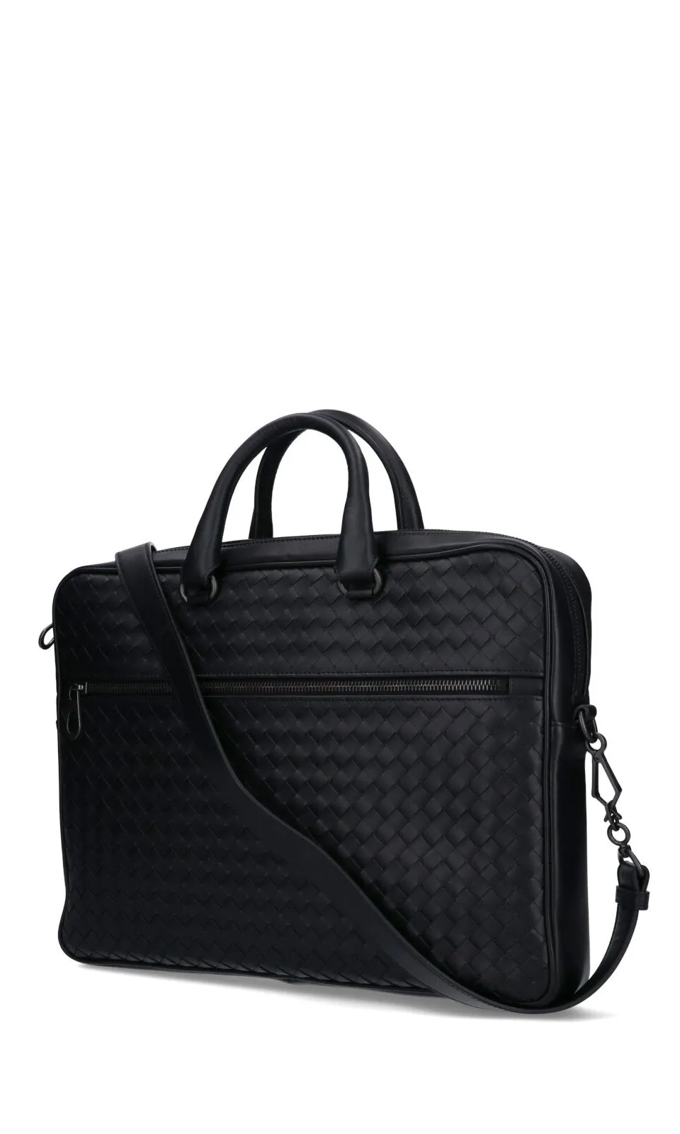 Bottega Veneta Woven Detail Briefcase