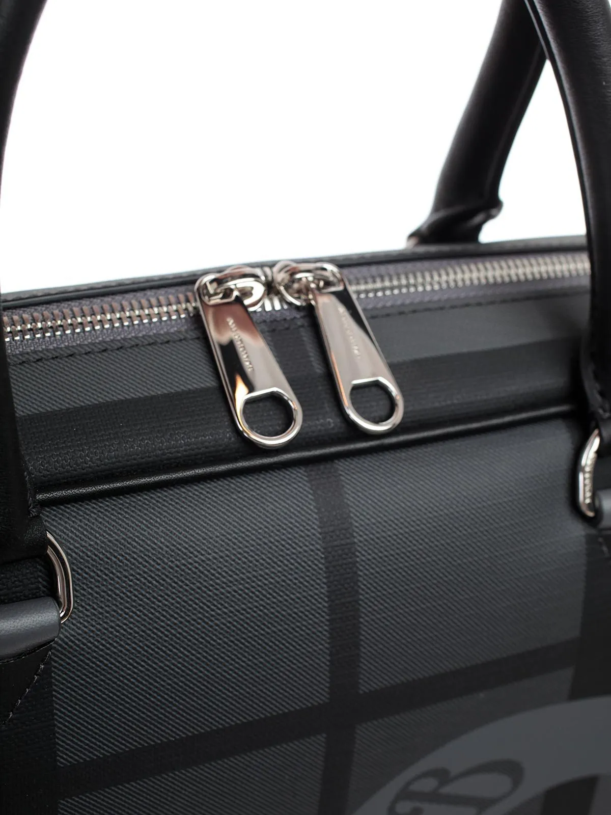 Burberry EKD London Check Briefcase
