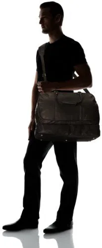 David King & Co. Duffel With Bottom Compartment, Black, One Size