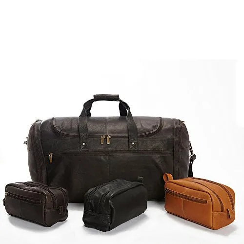 David King & Co. Weekend Duffel And Shave Kit Combination - Exclusive (Black)