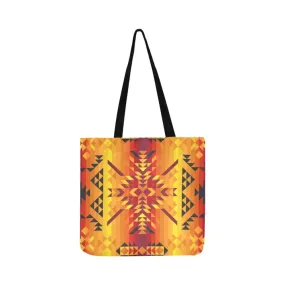 Desert Geo Yellow Red Reusable Shopping Bag