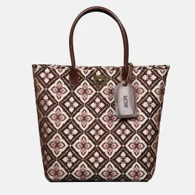 Ethnic Brown Carpet Tote Shopper