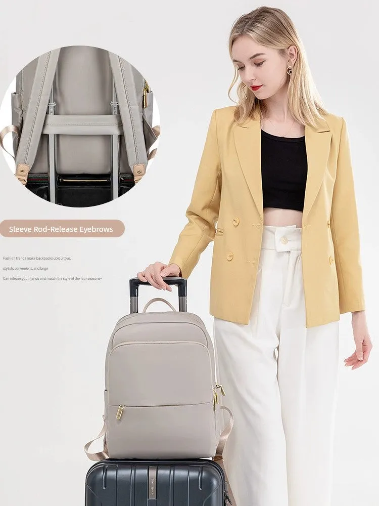 Fashion Oxford Cloth Women's Casual 14-Inch Backpack