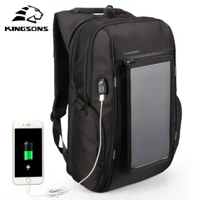 (Free Shipping) External USB Solar Charge Waterproof Travel Backpack (Free Shipping)