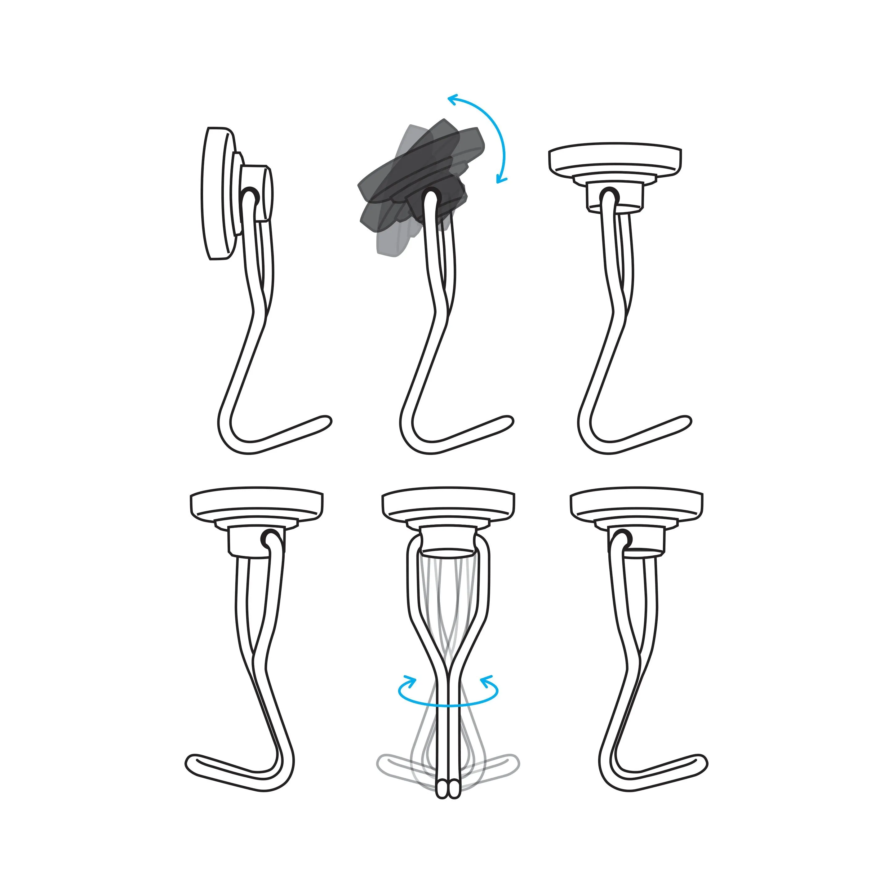 heavy duty swivel hook