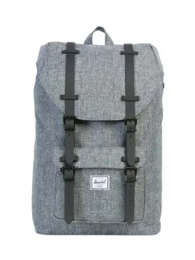 Herschel Little America Mid Backpack Raven Crosshatch 17L