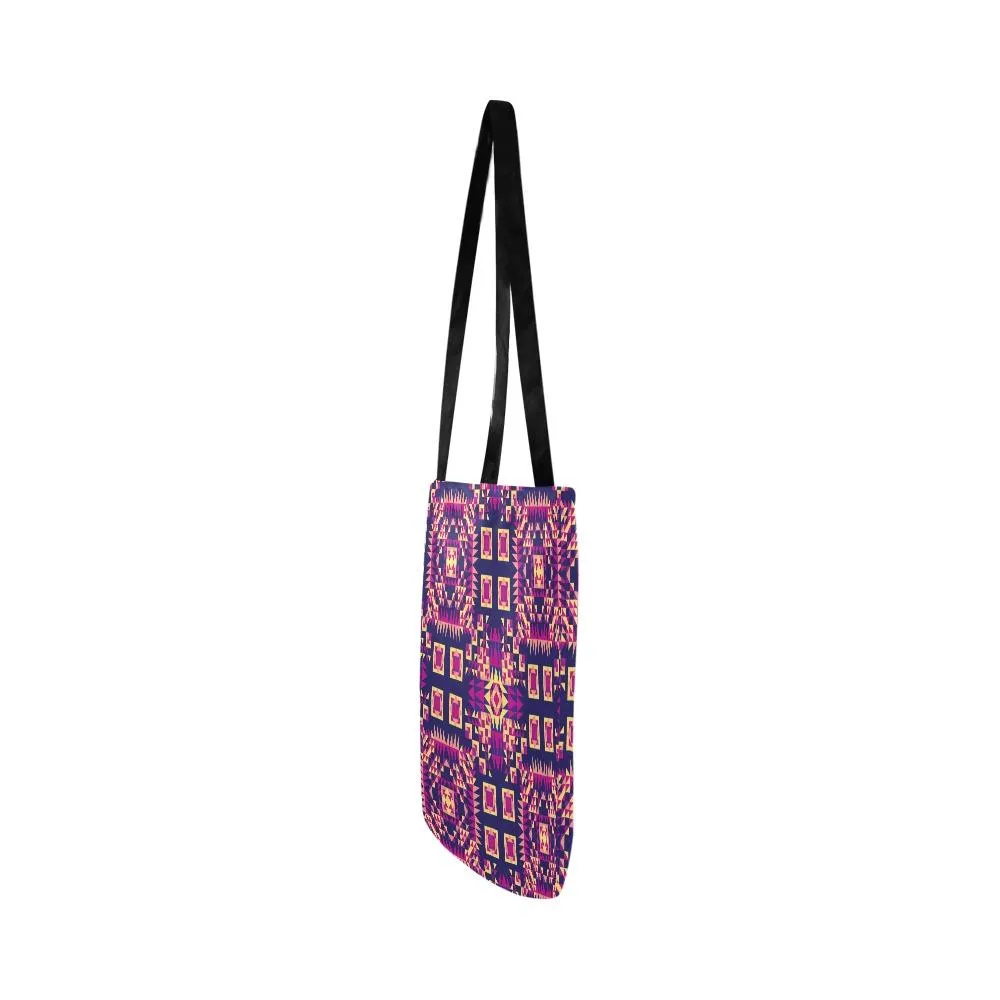 Kaleidoscope Bleu Reusable Shopping Bag