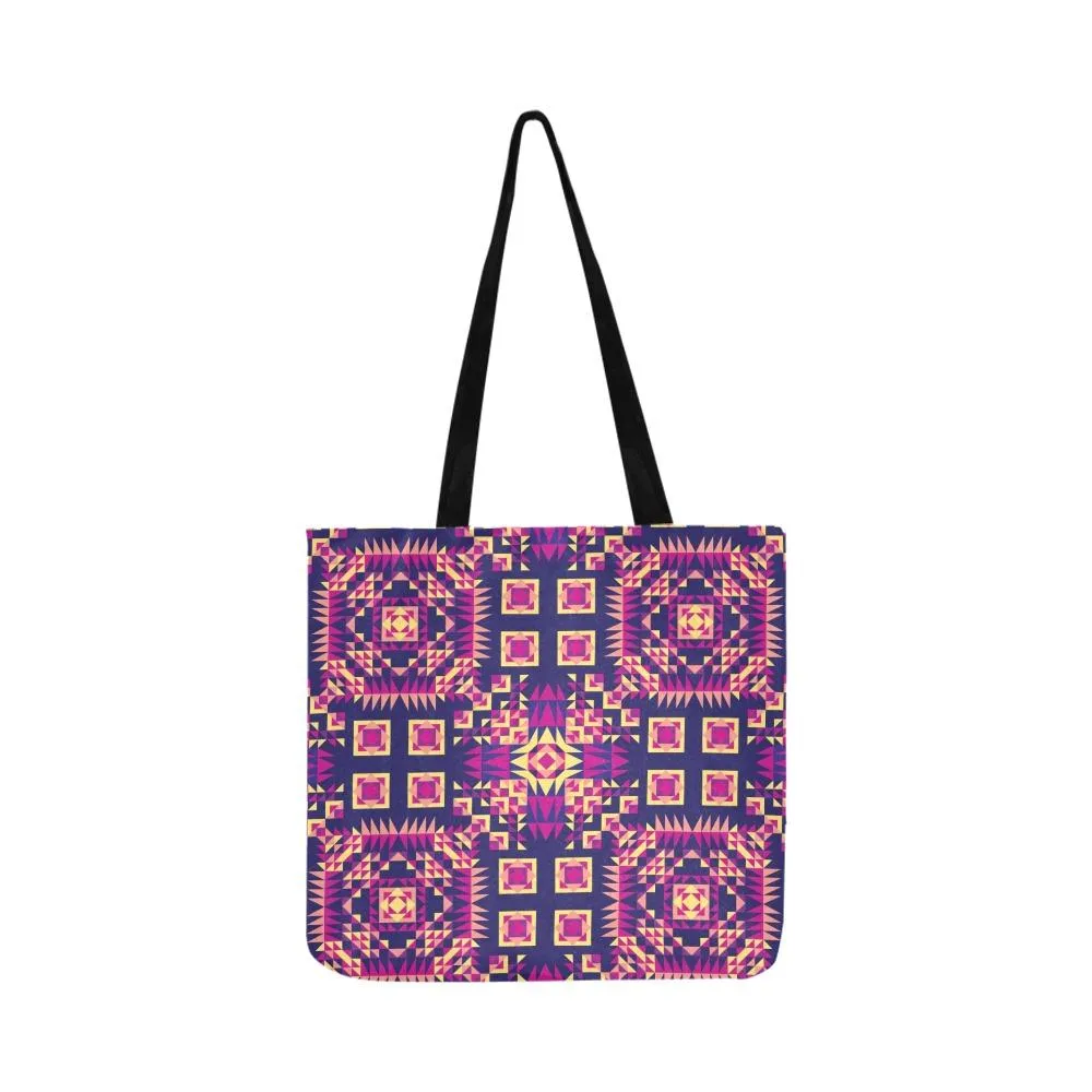 Kaleidoscope Bleu Reusable Shopping Bag
