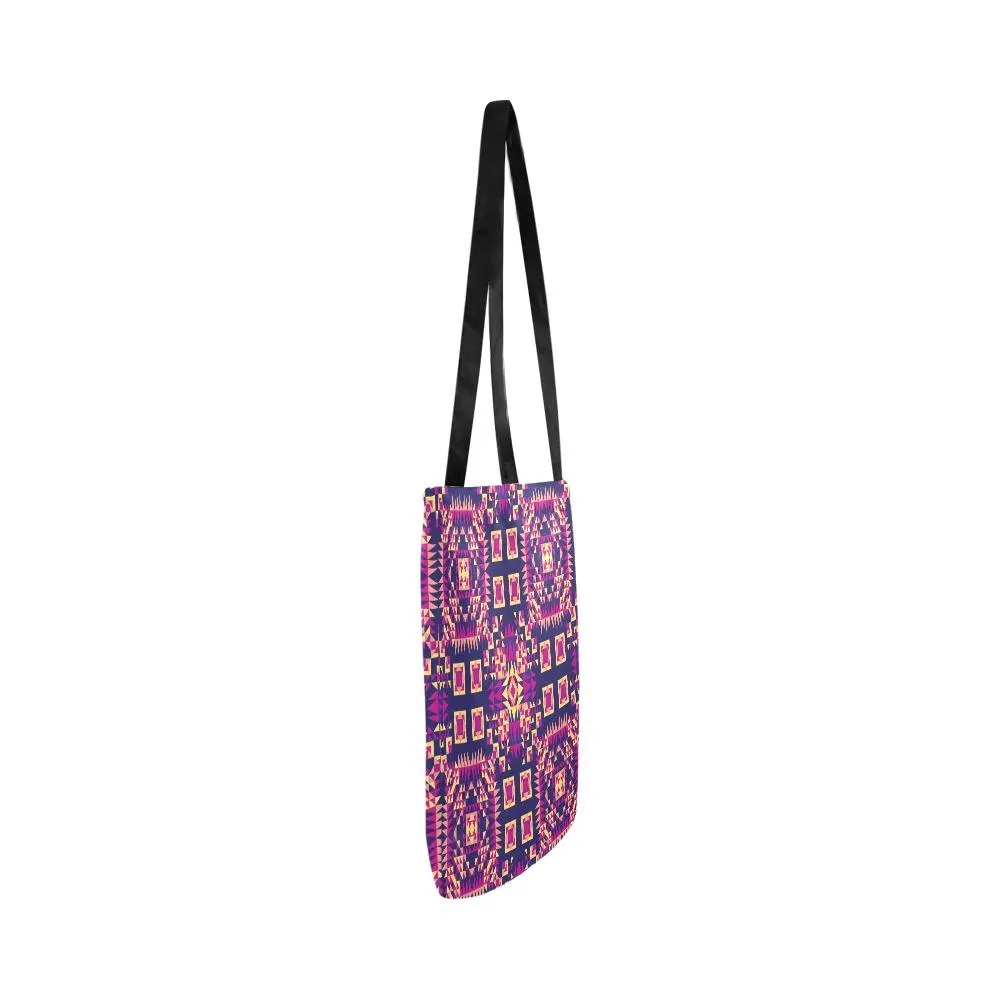 Kaleidoscope Bleu Reusable Shopping Bag