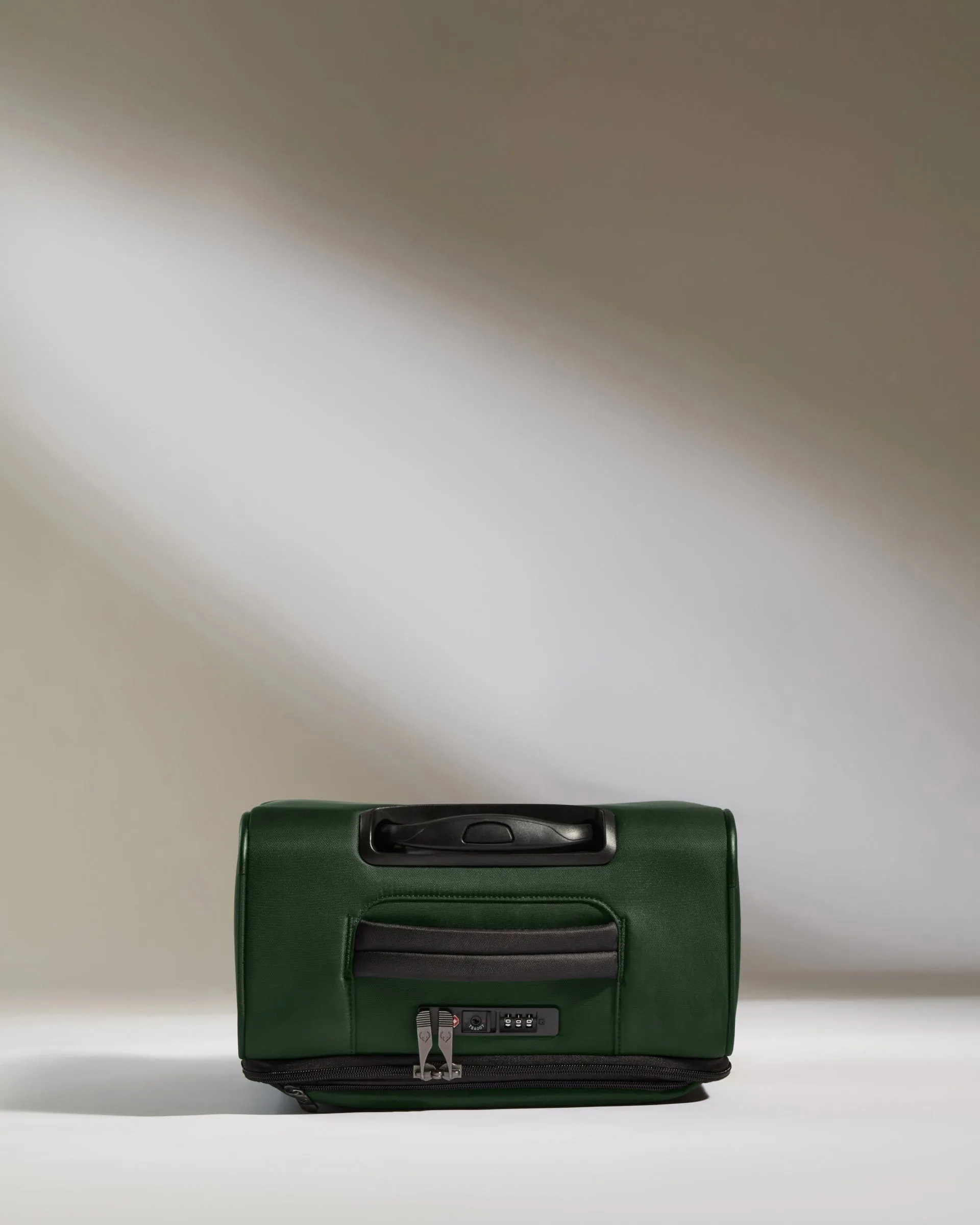 Lightest Cabin Suitcase in Antler Green - Soft Stripe
