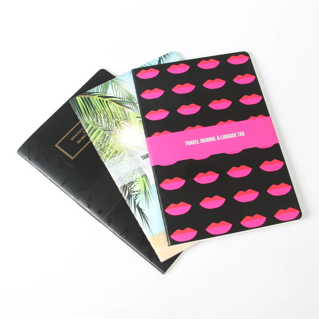Lips Travel Journal & Luggage Tag Set