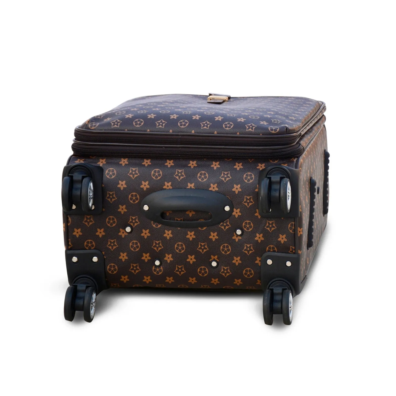 LVR PU Leather Luggage Lightweight Trolley Bag with Spinner Wheel 3 Pcs Set 20" 24" 28 Inches