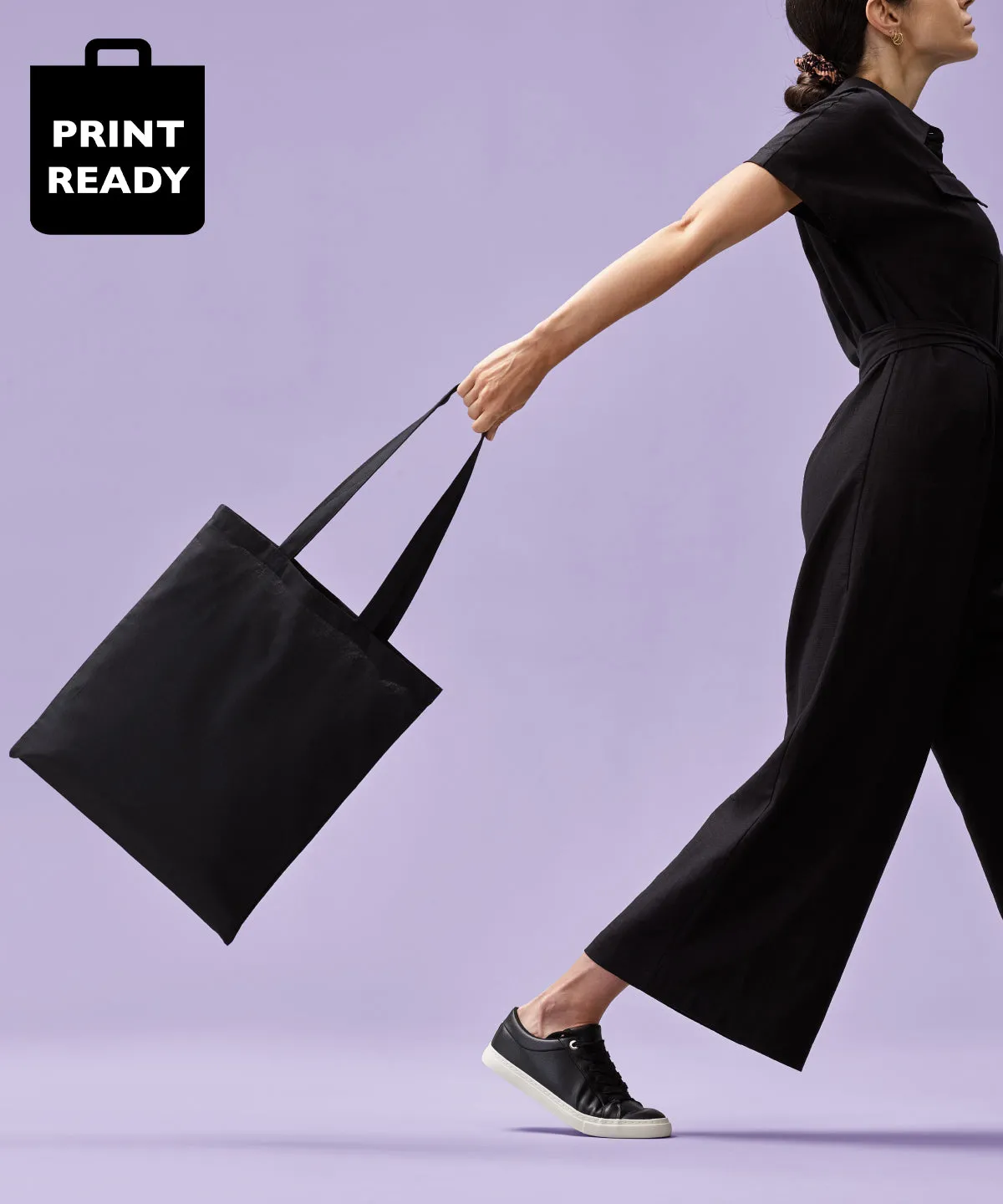 Magenta - Cotton shopper long handle
