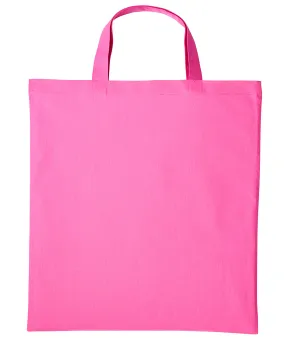 Mid Pink - Cotton shopper short handle
