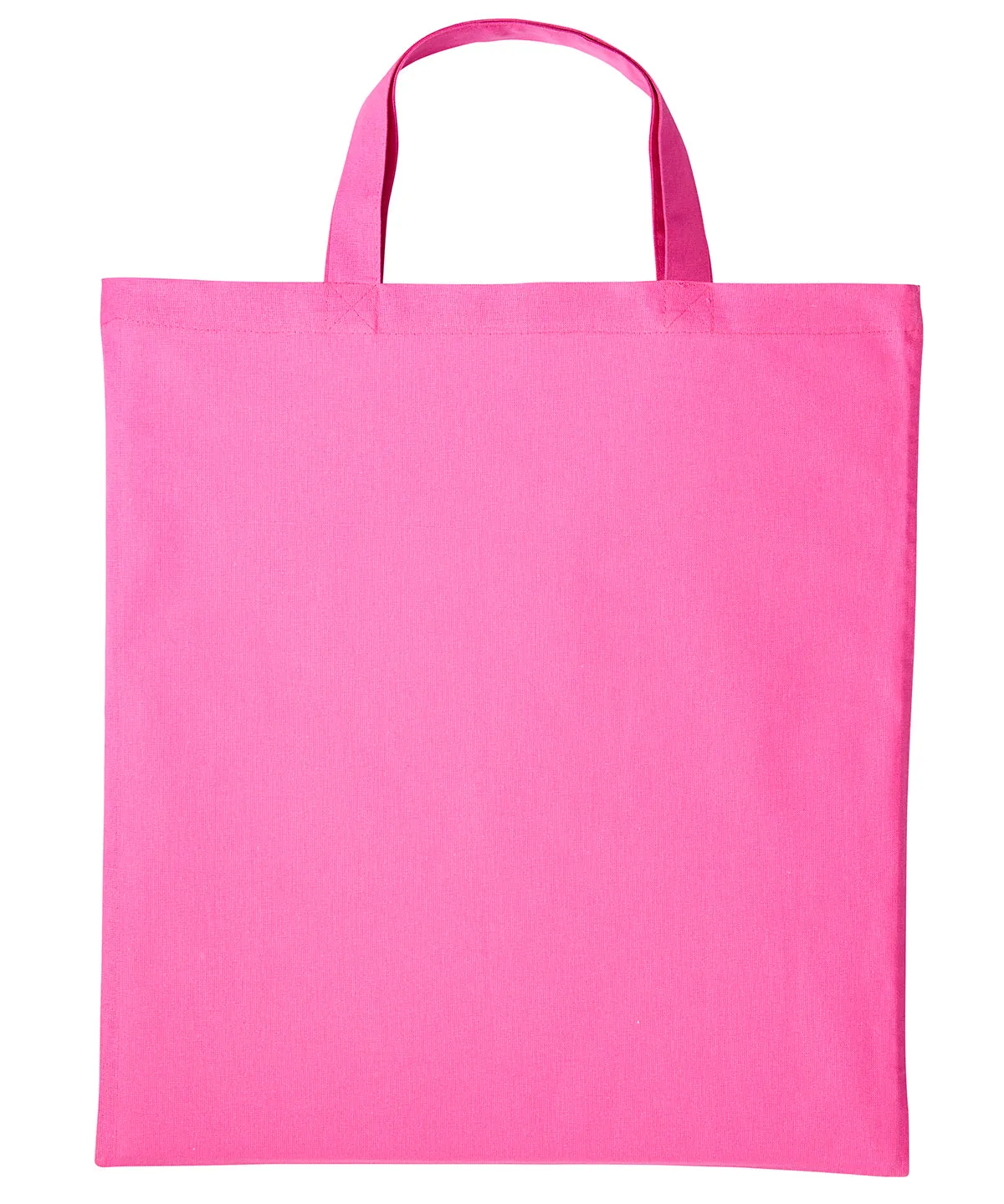 Mid Pink - Cotton shopper short handle