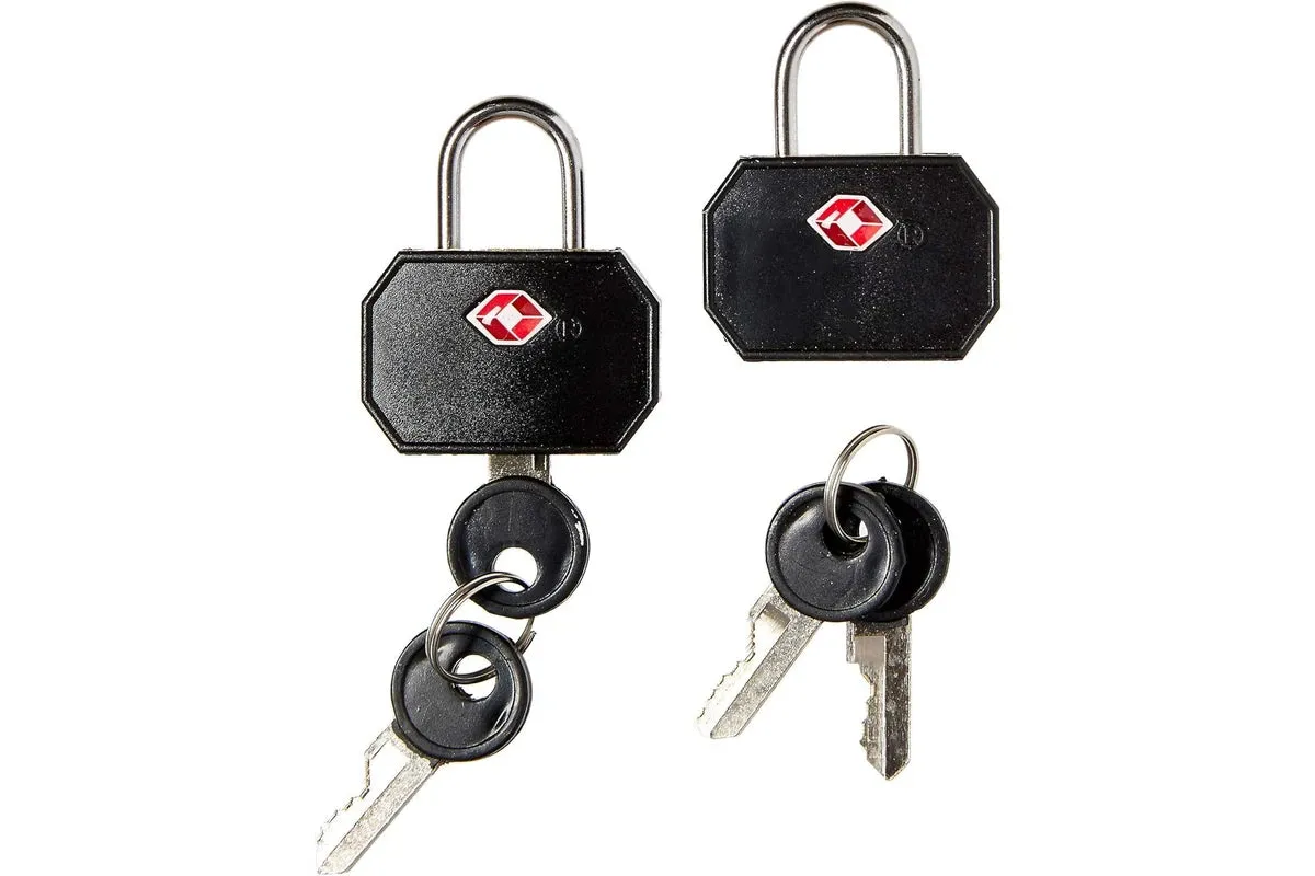 MINI PADLOCK SET - BLACK