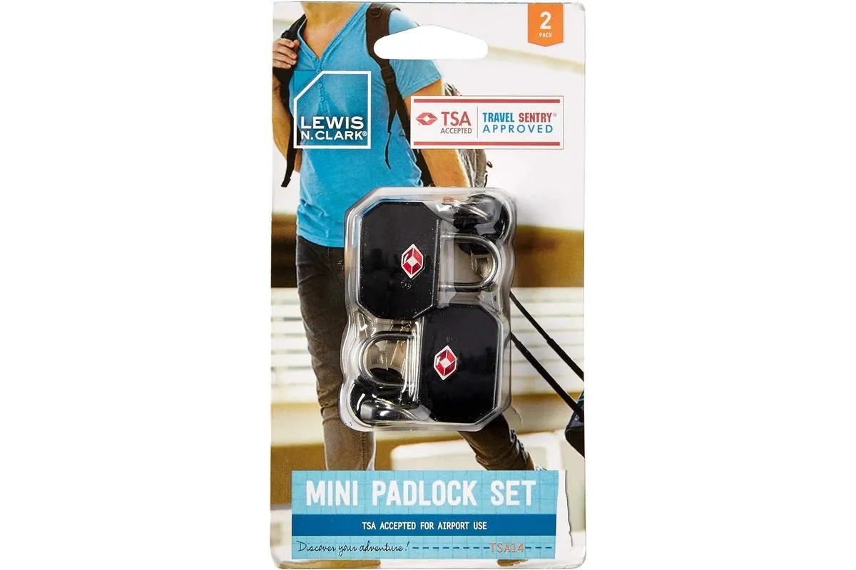 MINI PADLOCK SET - BLACK