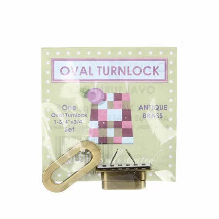Oval Turnlock (3 colors)