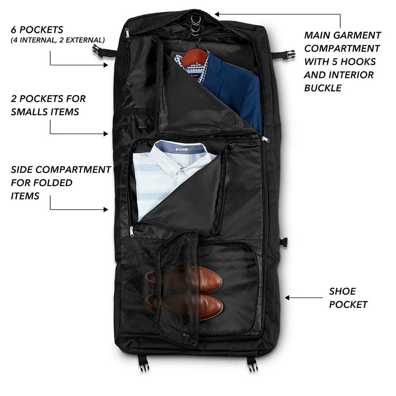 Pittsburgh Panthers 18" Carry On Garment Bag