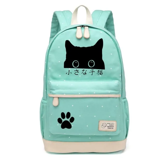Pusheen Pets Canvas Rucksack Backpack
