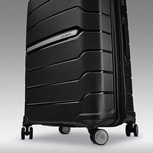 Samsonite Freeform Hardside Expandable with Double Spinner Wheels, Black