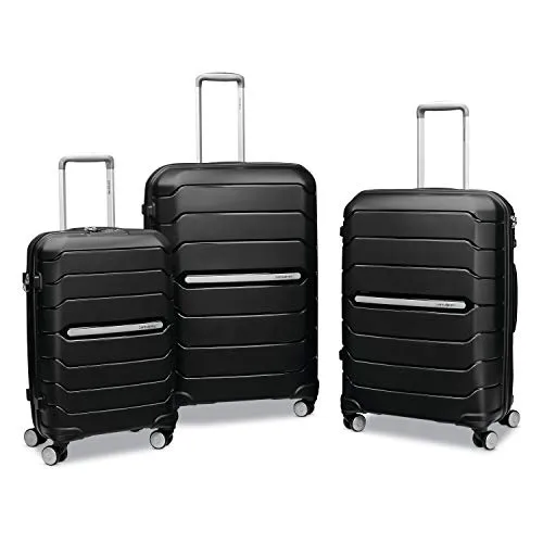 Samsonite Freeform Hardside Expandable with Double Spinner Wheels, Black