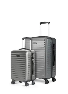 Stark Combo | Grey | Cabin Large Hard Luggage