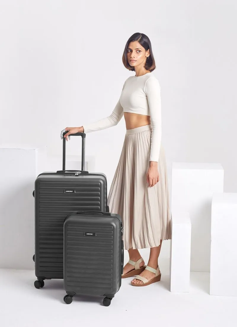 Stark Combo | Grey | Cabin Large Hard Luggage