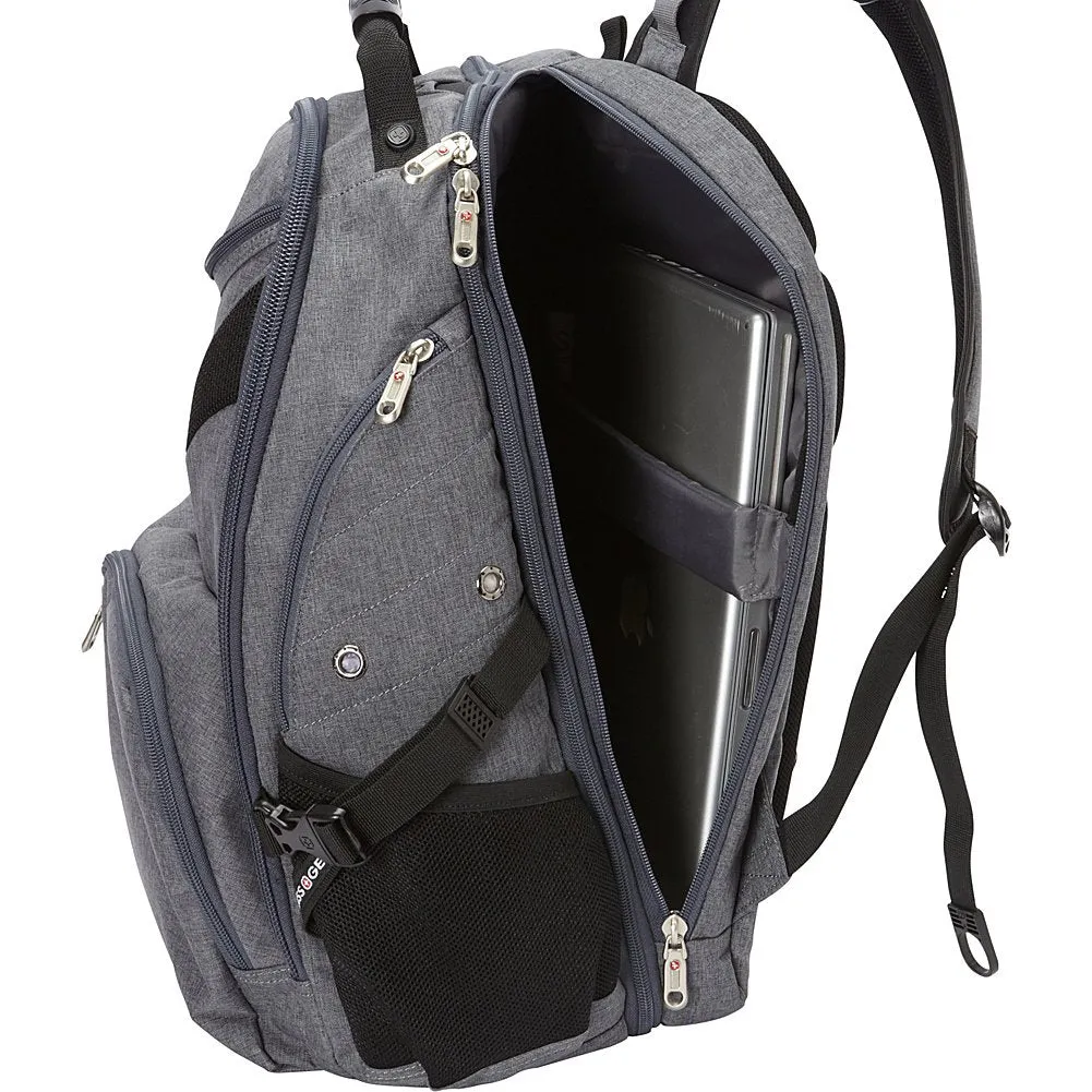 SwissGear Travel Gear Lightweight Bungee Backpack (Black Navy)