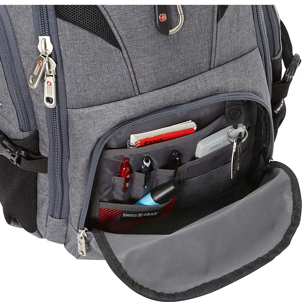 SwissGear Travel Gear Lightweight Bungee Backpack (Black Navy)