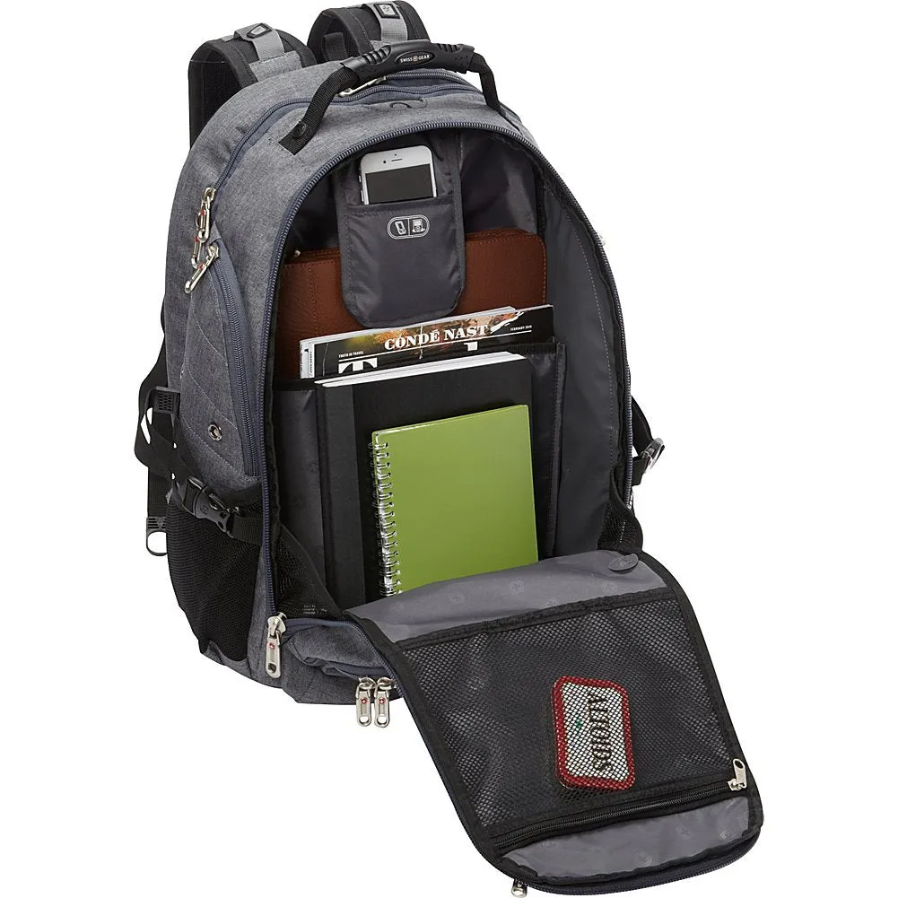 SwissGear Travel Gear Lightweight Bungee Backpack (Black Navy)