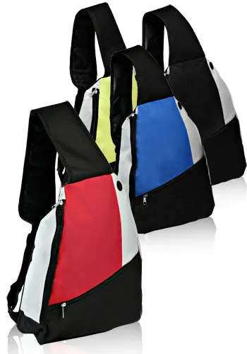 Three Tone Side Sling Backpack