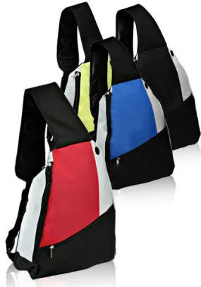 Three Tone Side Sling Backpack