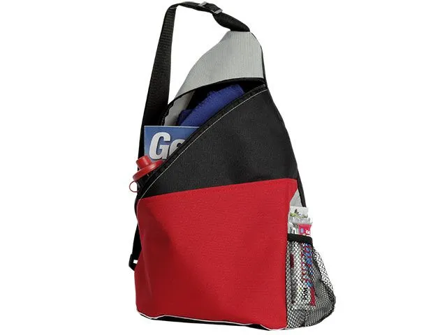 Three Tone Side Sling Backpack