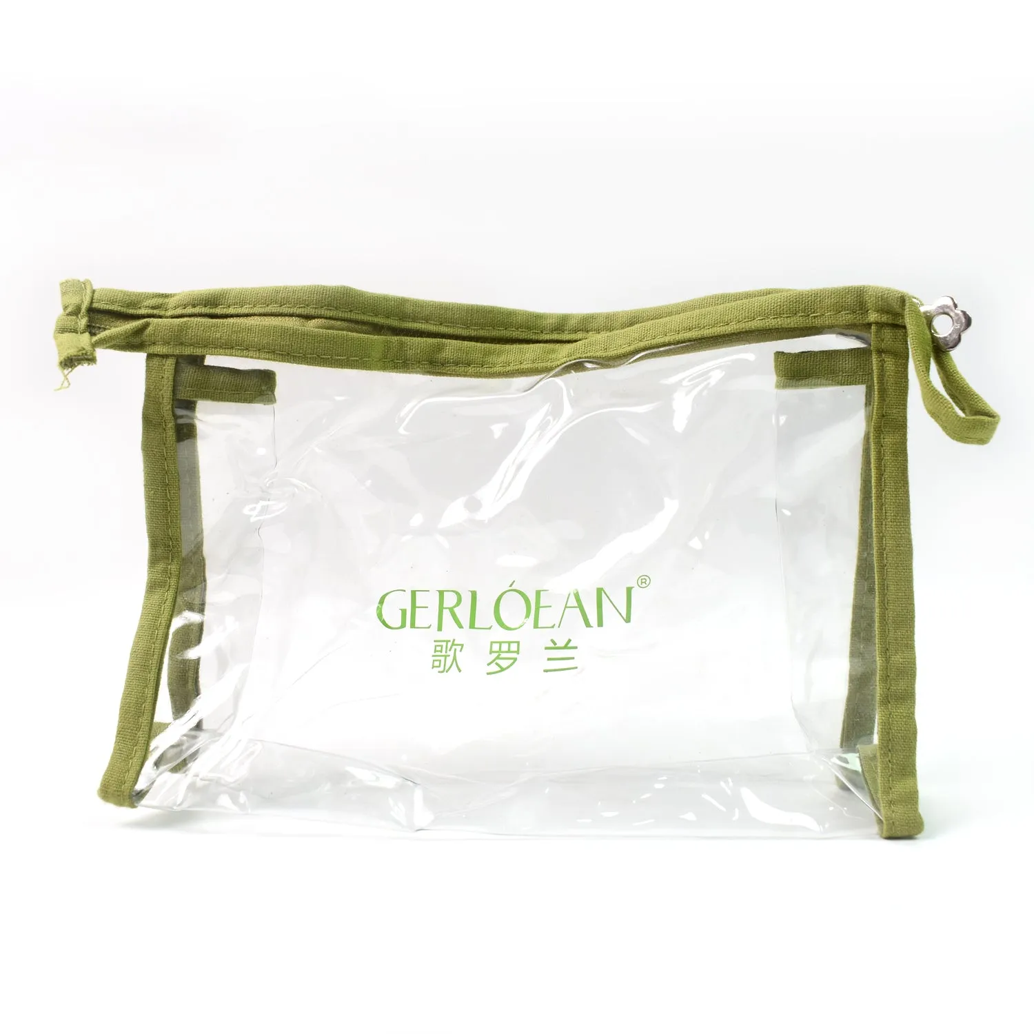 Transparent Zipper Closing Pouch 1 Pc