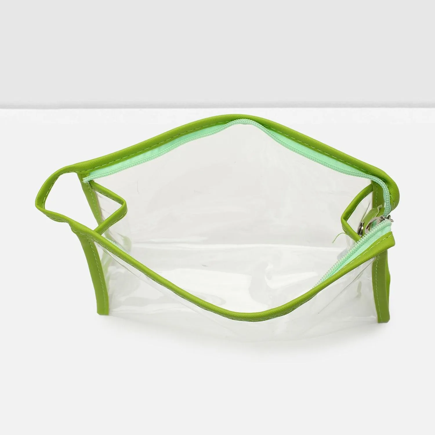 Transparent Zipper Closing Pouch 1 Pc