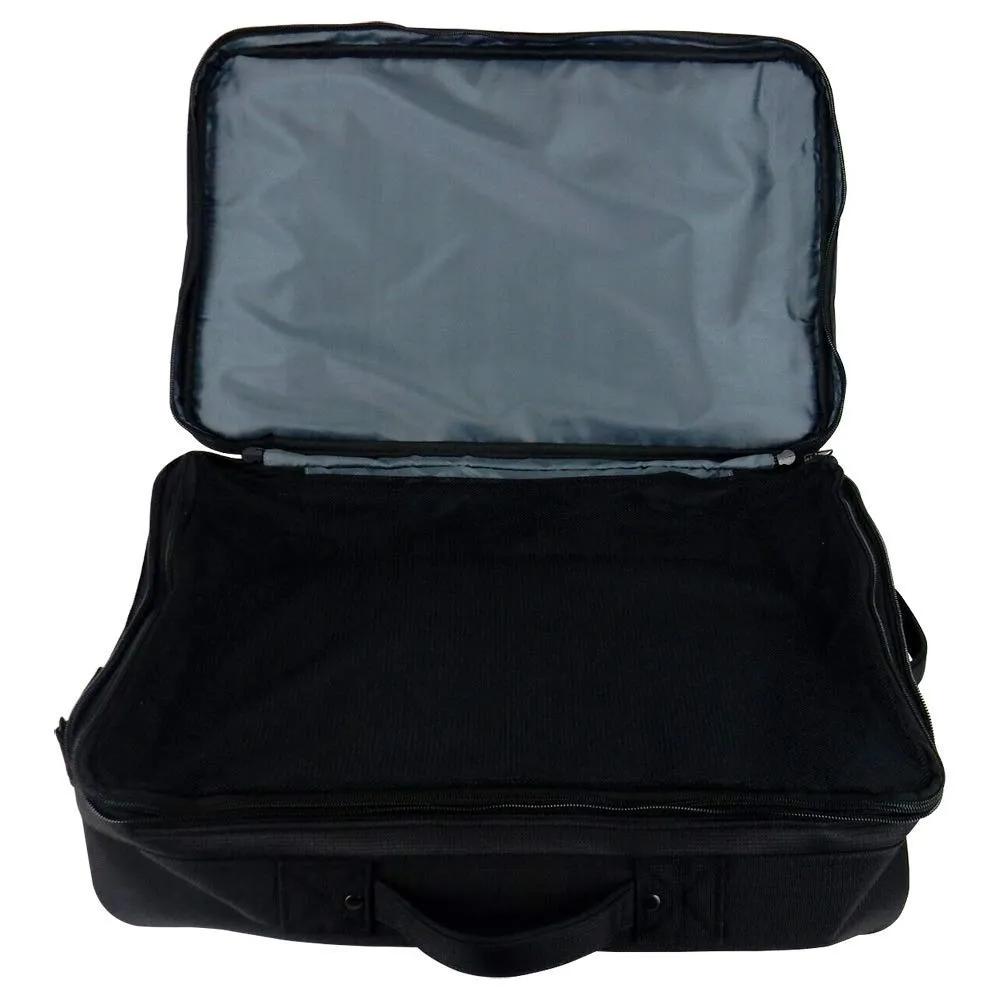 Travel Bag, Heavy Duty Polyester, Airline Carry-on, 2-Compartment