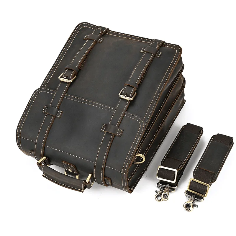 Vintage Designer 100% Genuine Leather Backpack Travel