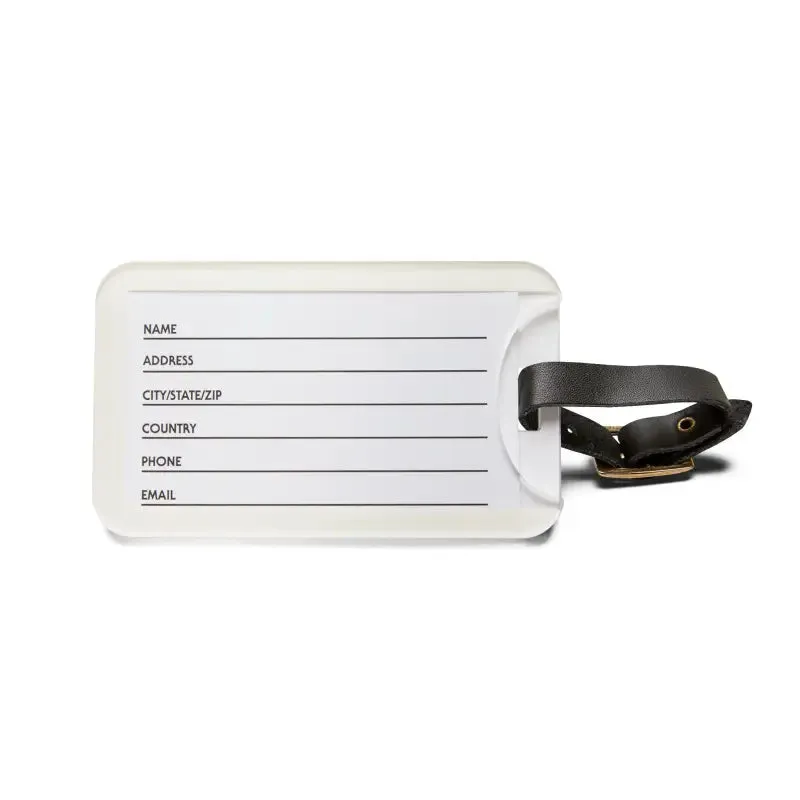 Vintage Floral Luggage Tag for Bold Travelers