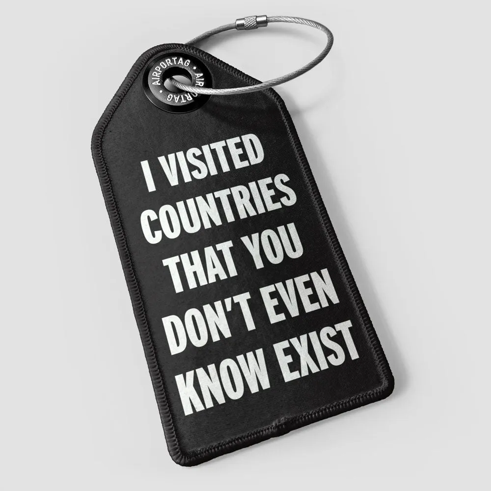 Visited Countries - Luggage Tag
