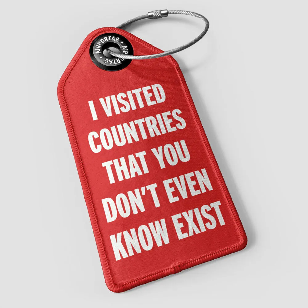 Visited Countries - Luggage Tag