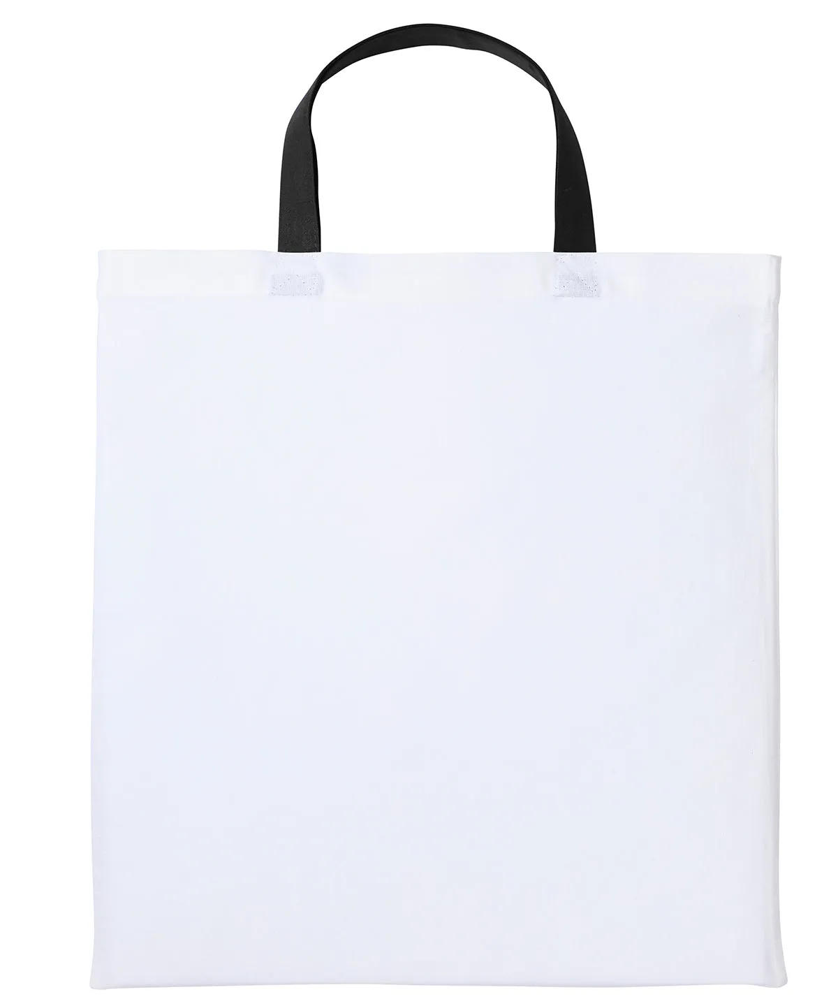 White/Black - Varsity cotton shopper short handle