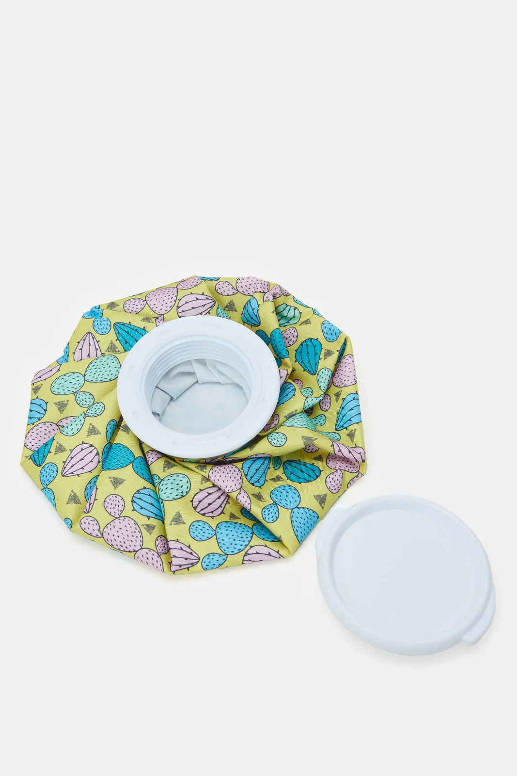 Yellow Printed Ice Bag