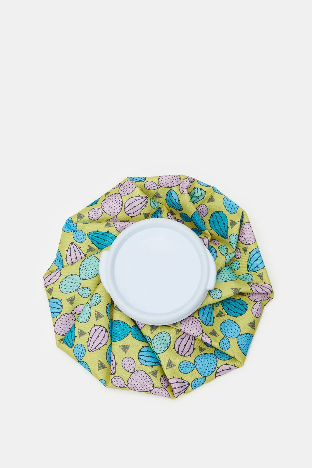 Yellow Printed Ice Bag