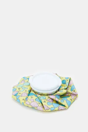 Yellow Printed Ice Bag